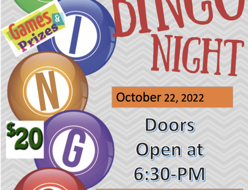 Bingo Night October 22nd at JTFD1 !